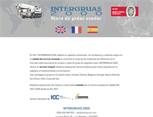 Tablet Screenshot of intergruas.com